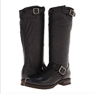 Black Frye Veronica Moto Boot in Great Condition